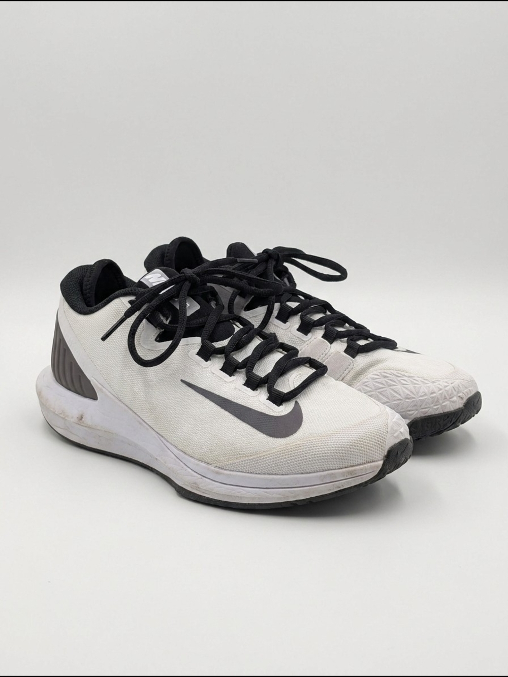 Nike Men’s Running Shoes White with Black Swoosh